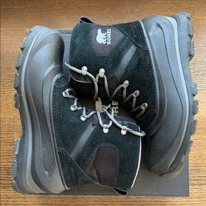 Sorel Men's Buxton Lace Waterproof Boots - Black and Gray